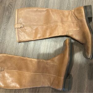 Women's Tan Leather Boots